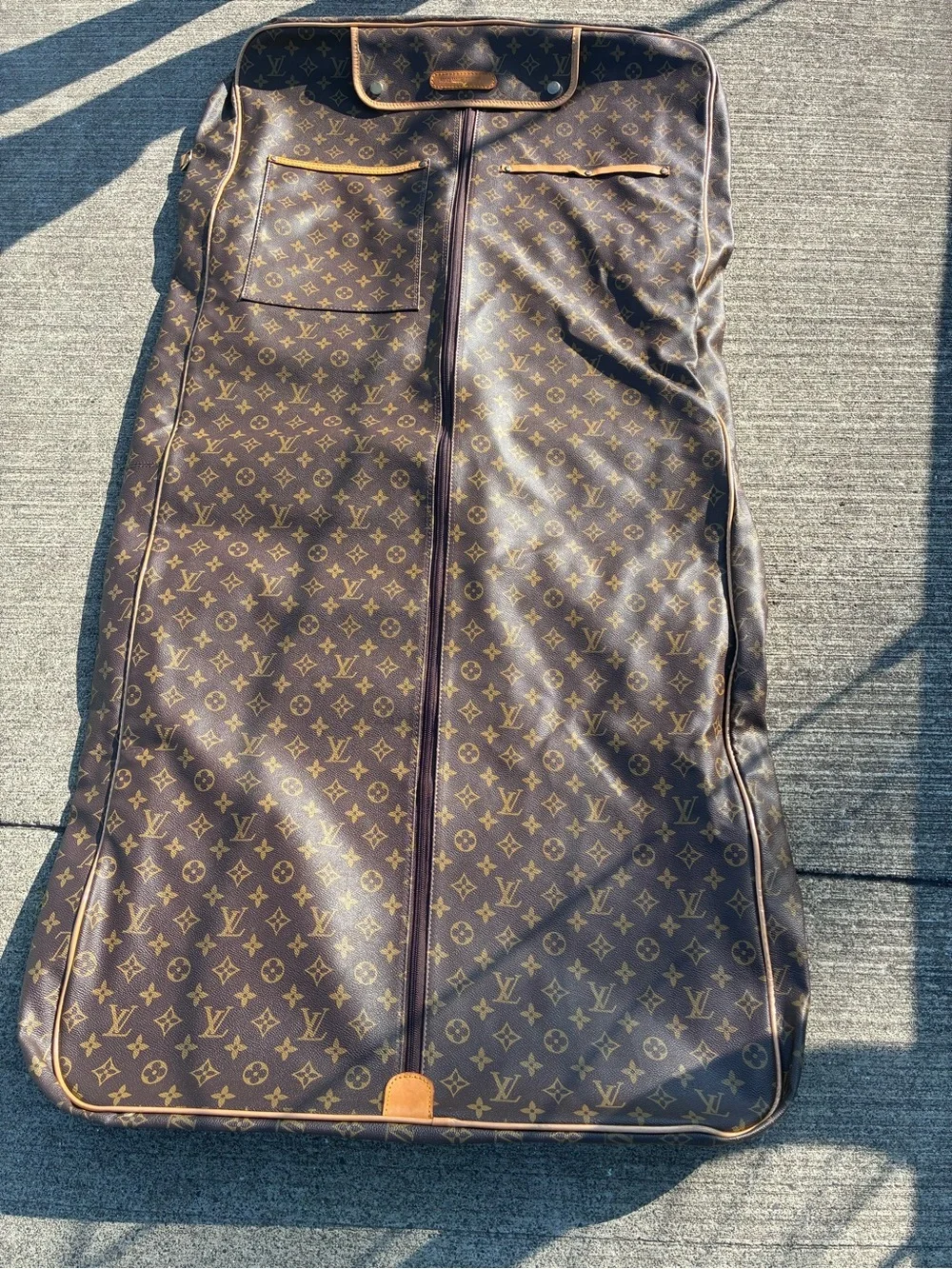 Louis Vuitton Brown Monogram Travel Garment Bag